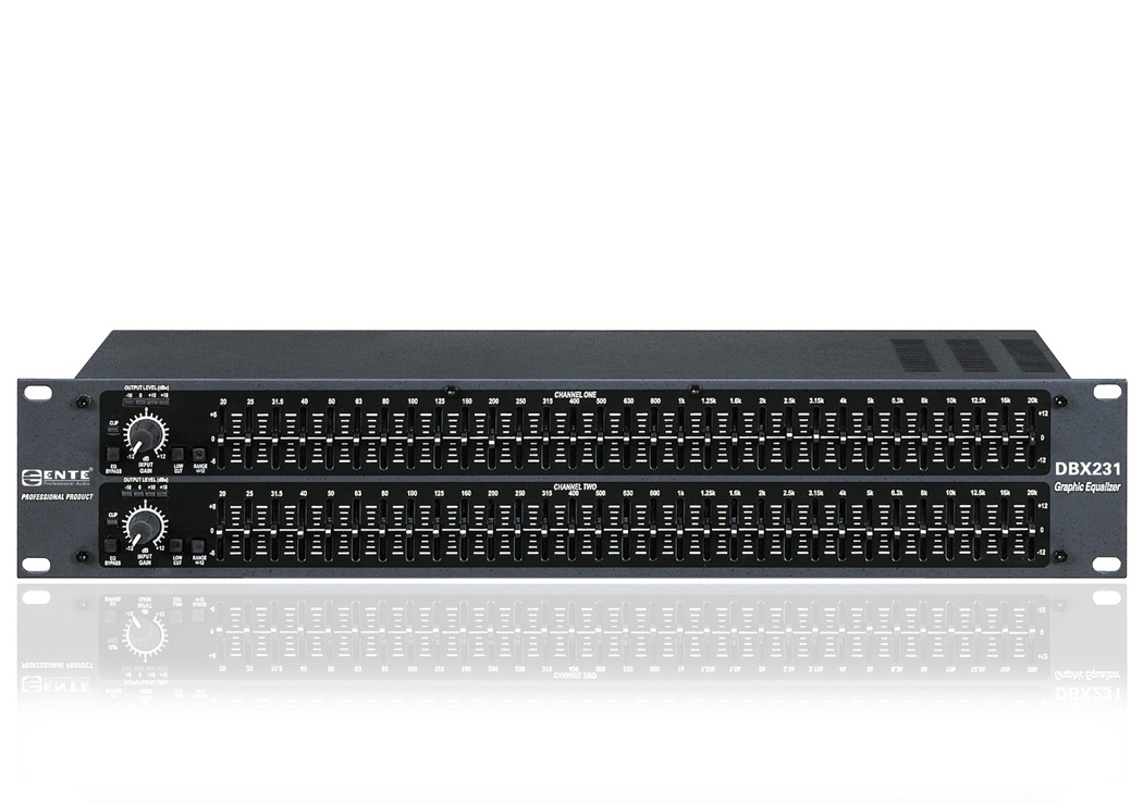 dbx231均衡器,均衡器后面接线图 dbx 231双31段均衡器